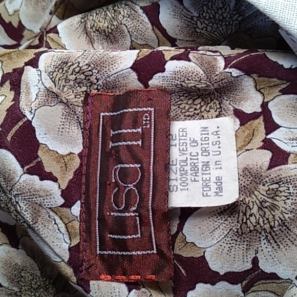 Vintage 1980s Granny chic Cottage core dress 👗 made in USA 🇺🇸 - Picture 5 of 5